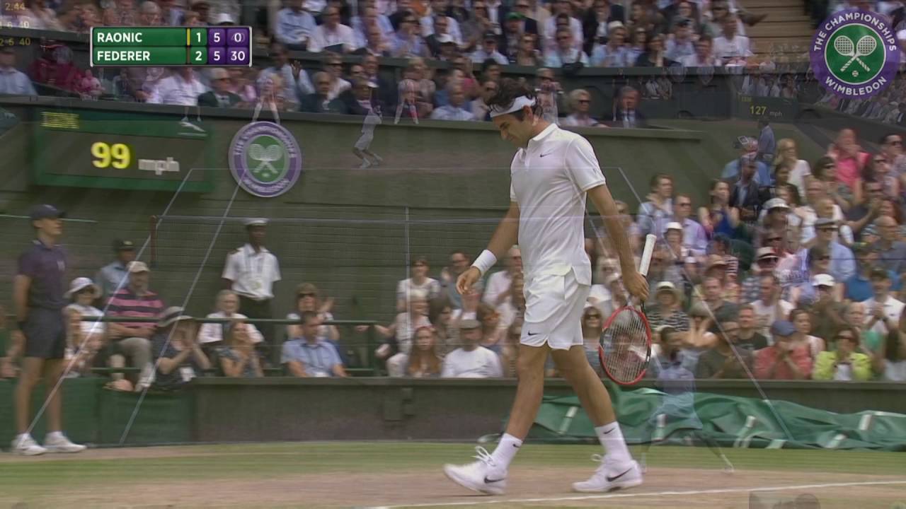 2016, Day 11 Highlights, Roger Federer vs Milos Raonic