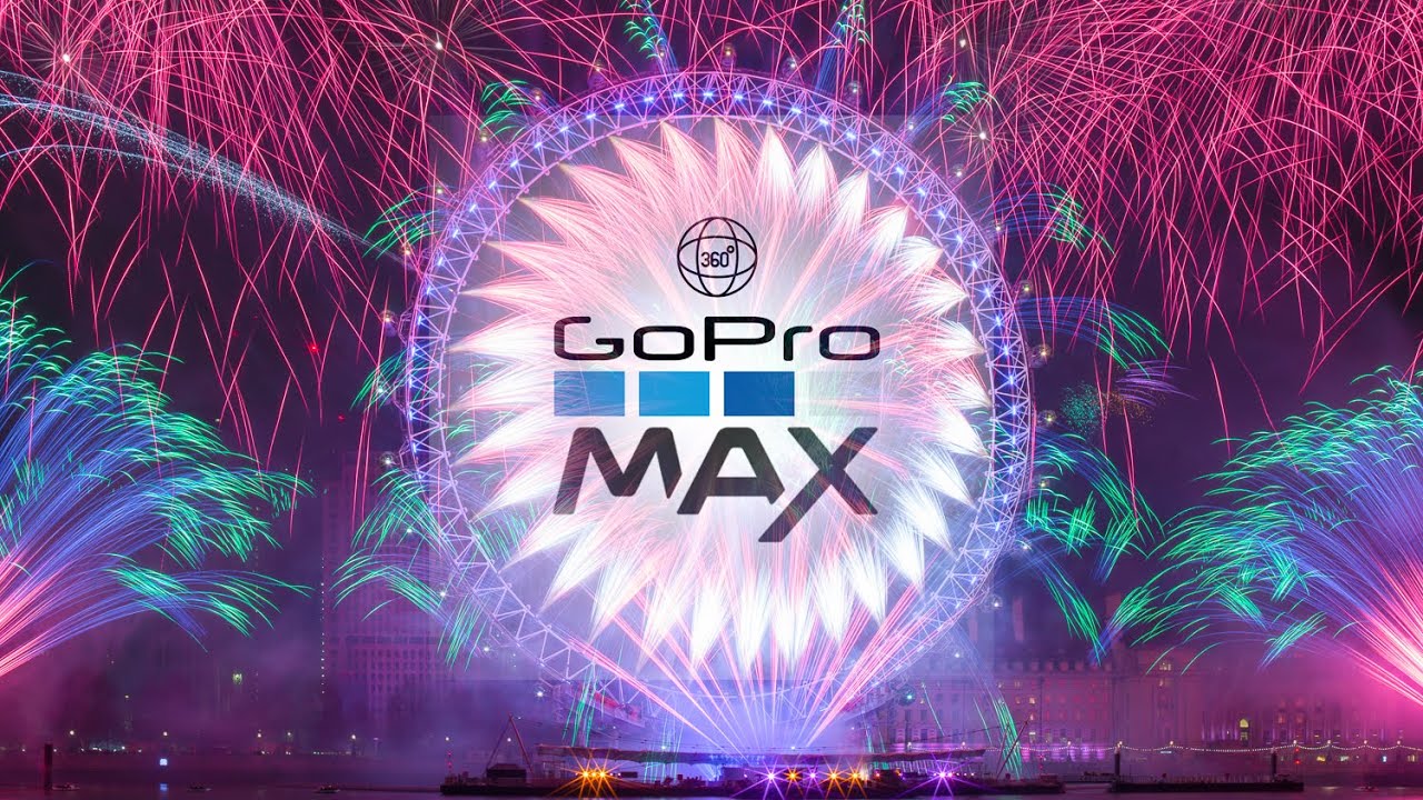 The London New Year Fireworks Display 360° Video  GoPro Max