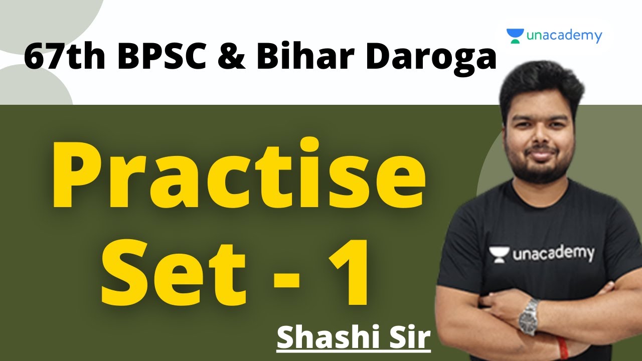 67th BPSC PT | 67th BPSC Practice Set - 1 | Full length Test BPSC | Shashi Sharan