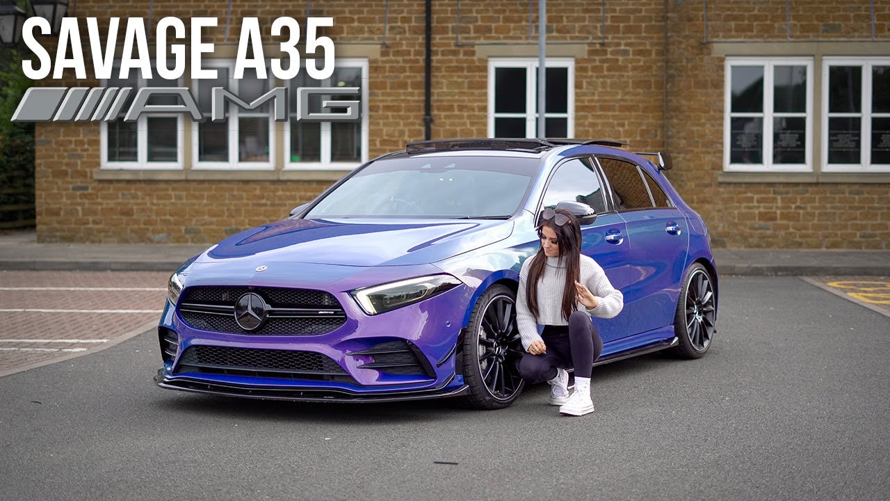 MY WRAPPED BAGGED MERCEDES A35 AMG!!!