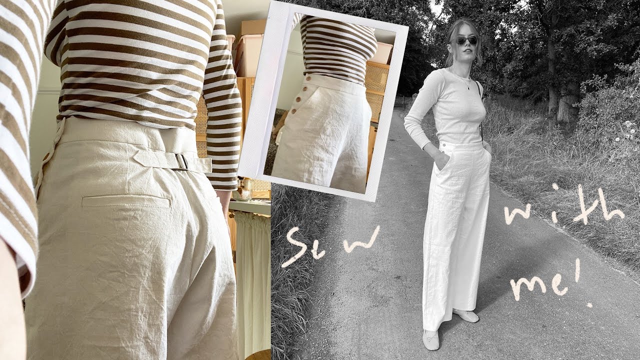 SEW WITH ME | SAILOR STYLE TROUSERS! | MsRosieBea
