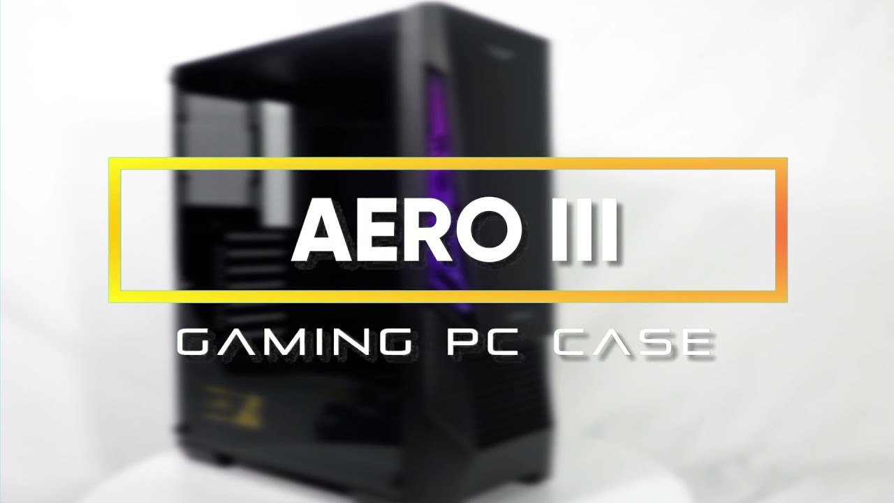 ARMAGGEDDON | AERO III | ATX GAMING PC CASE WITH TEMPERED GLASS SIDE PANEL DESIGN