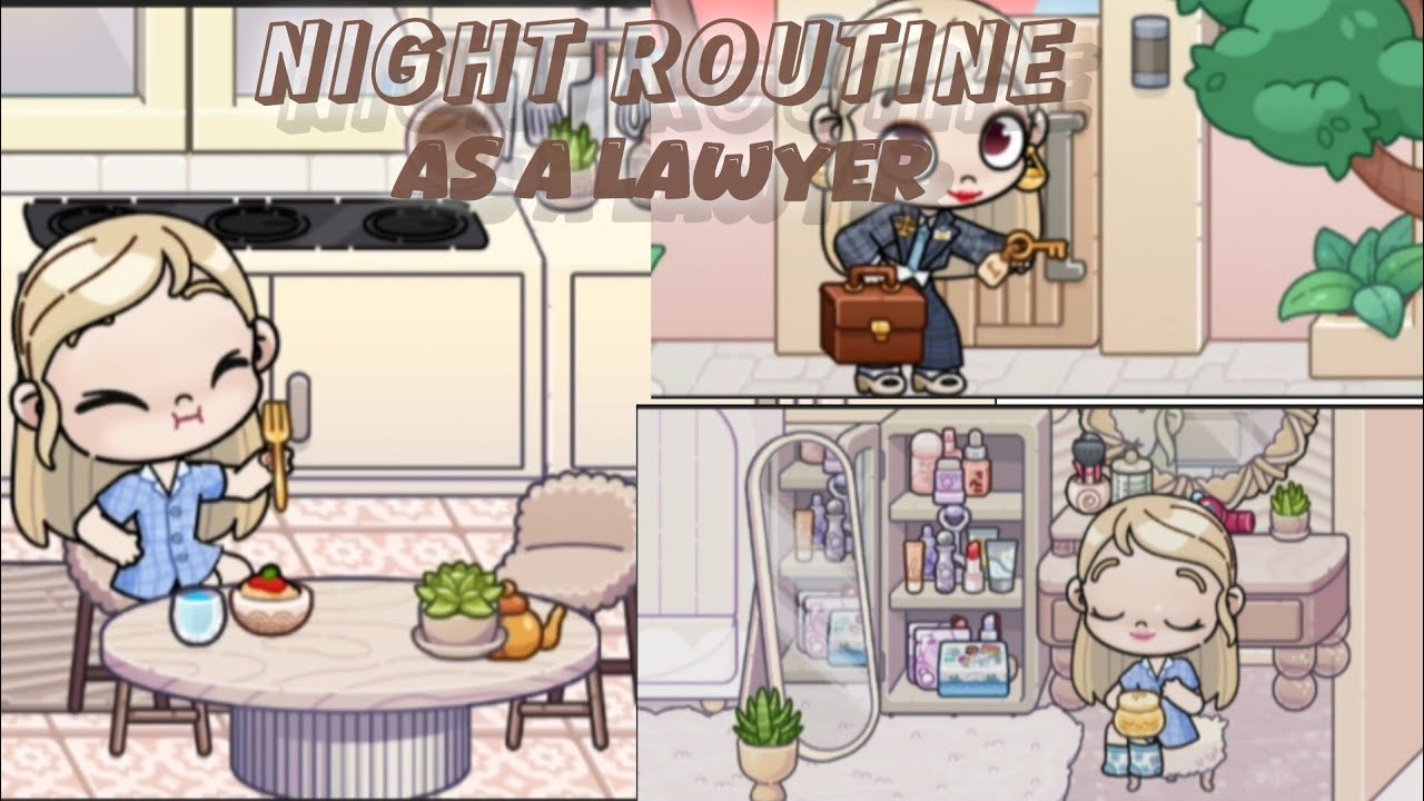 Night routine  as a lawyer 
