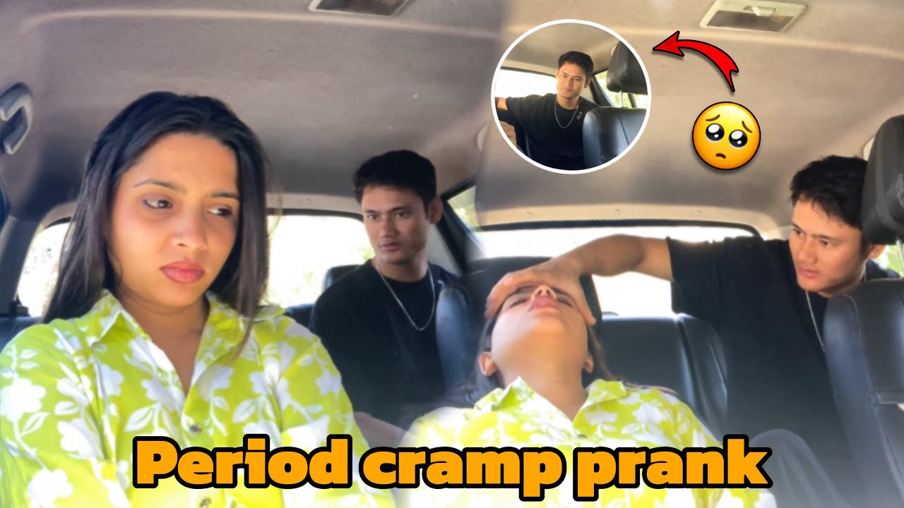 Period cramp prank on suru || Unexpected reaction 😱 