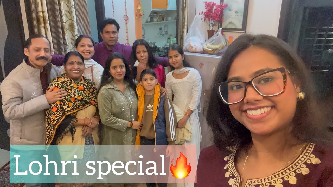 Lohri special 🔥#contentcreator #youtube #funny #vlog #lohri #subscribe #family 