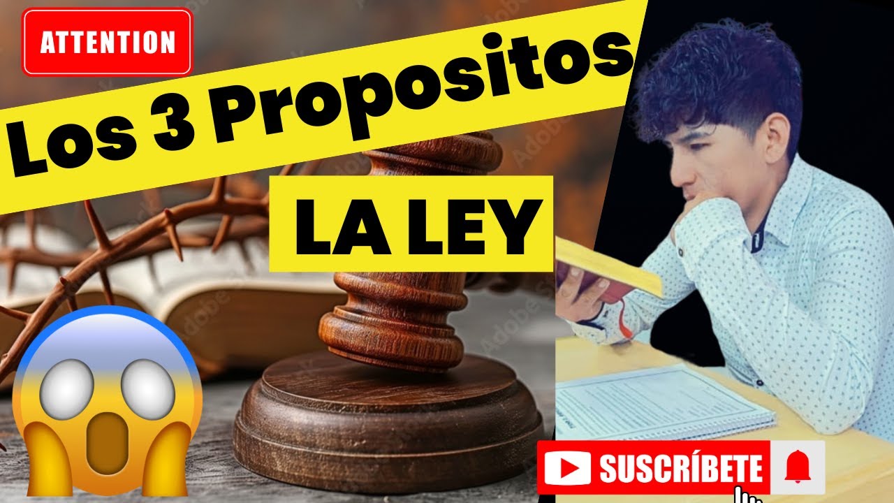 😱LOS 3 PROPOSITOS DE LA LEY📕IMPACTANTE/ FERNANDO TUMIRI