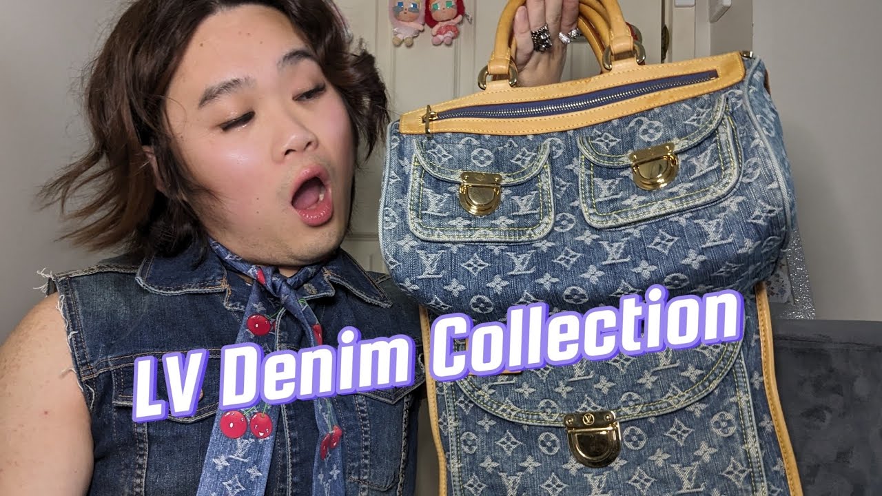 👖My Louis Vuitton Denim collection - Sac Plat and Speedy 30 Neo 🤠