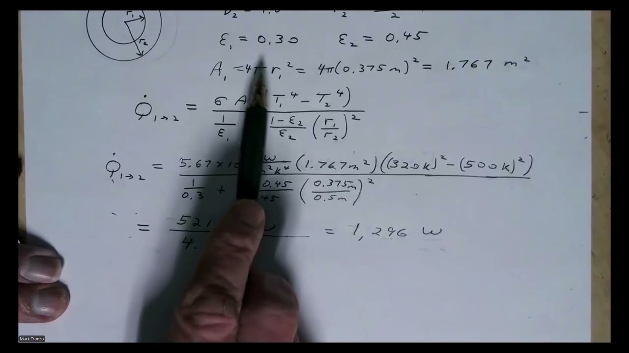 Radiation Heat Transfer Between Concentric Spheres