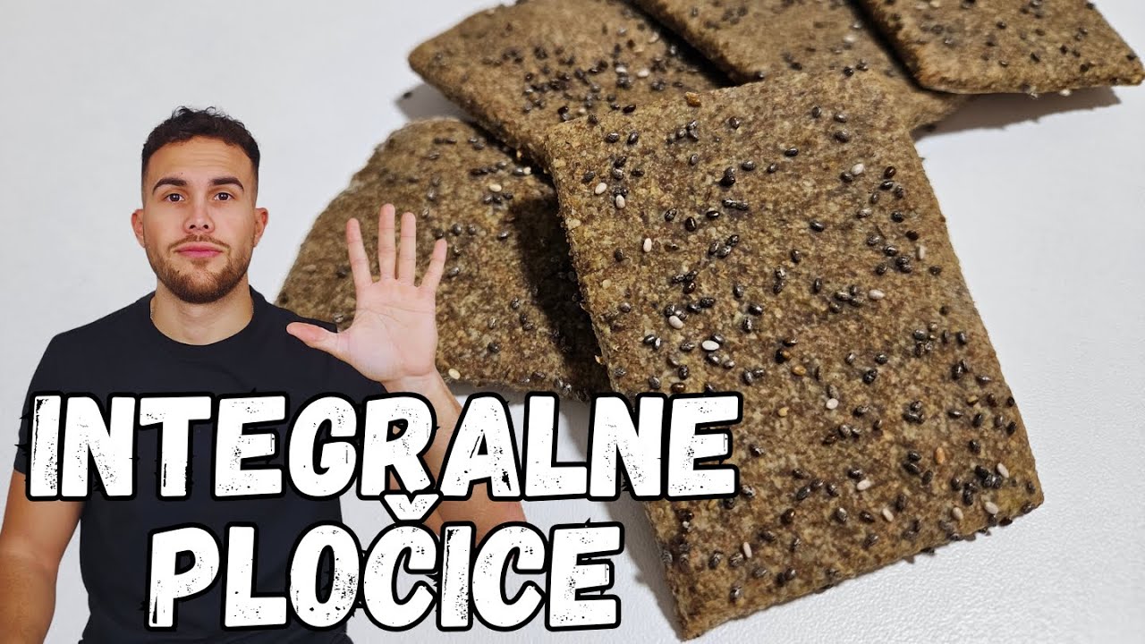 Bolje nego iz zdrave hrane, a gotove za 5 minuta! Integralne pločice sa semenkama - POSNO (vegan)