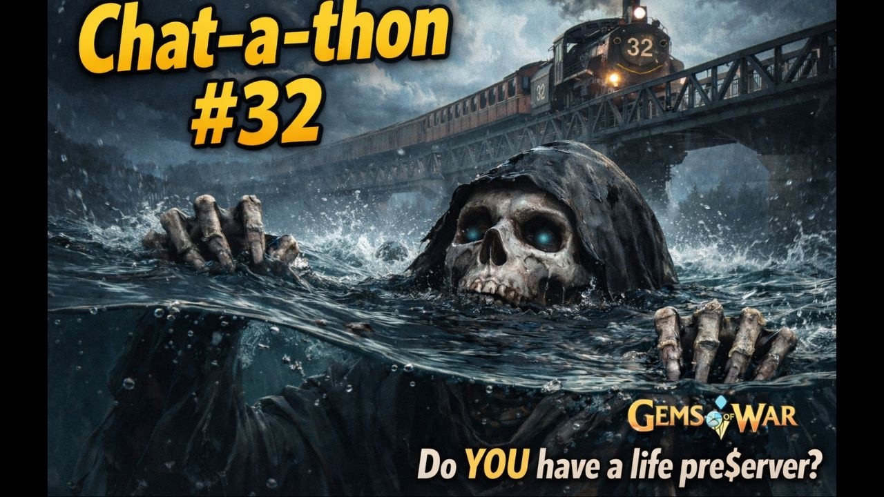 CHAT-A-THON #32 Blue Guild Wars Open Vault Keys Arena Chat Picks | Gems of War Live 02/28/2026
