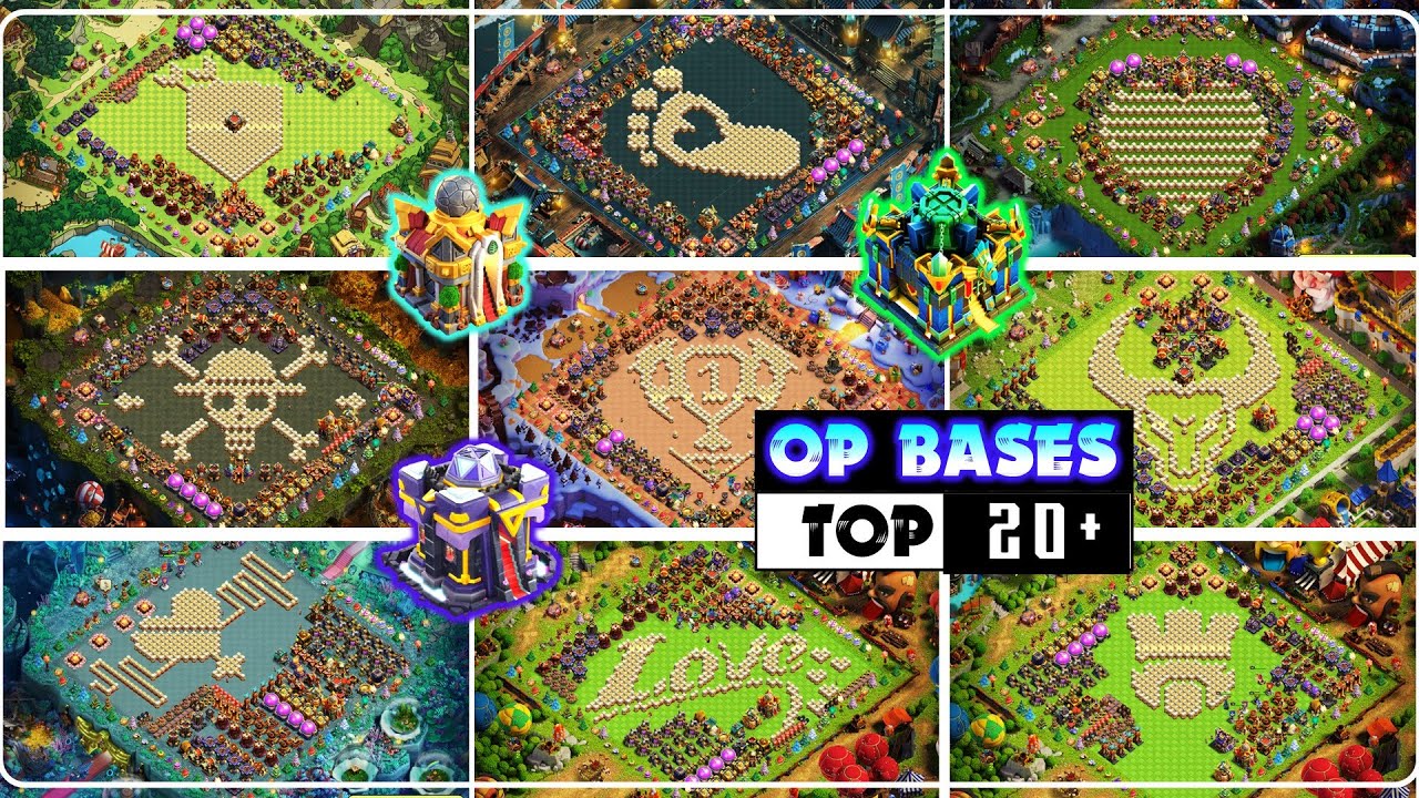 Best TH16 Art, Troll & Funny Bases of 2025! | Town Hall 16 Artistic Clash of Clans Showcase #th16