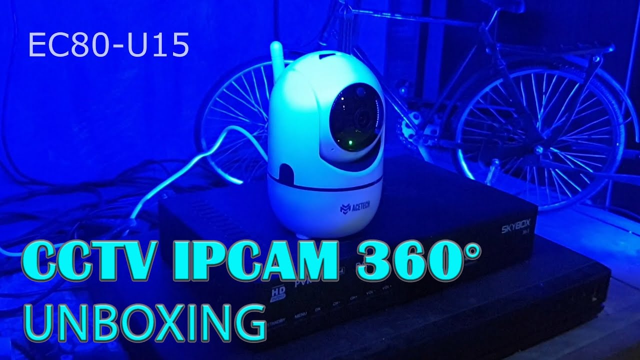 Wireless CCTV IPCAM ACETECH EC80-U15 P2P Panoramic Camera HD | Wifi Camera