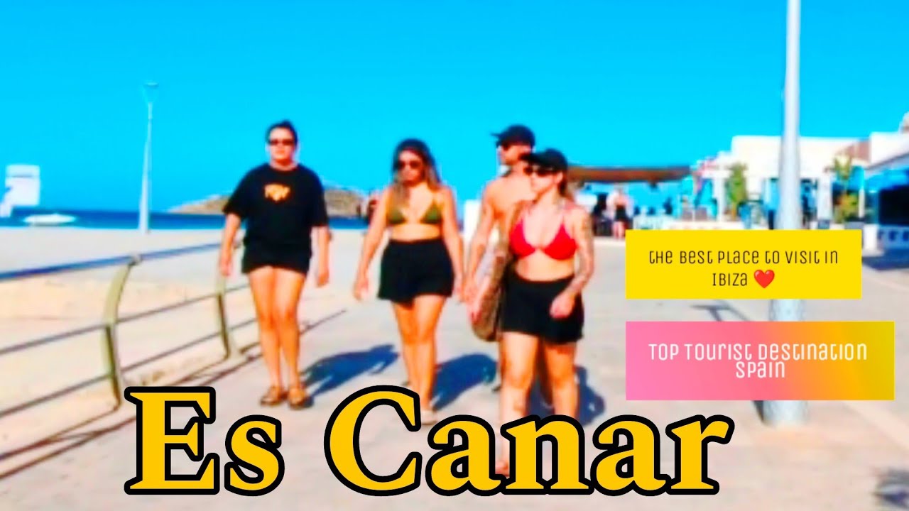 Es Canar Ibiza |Es Canar Beach|Charlies Bar in Es Canar|Walking  Around Es Cana|Balearic Island