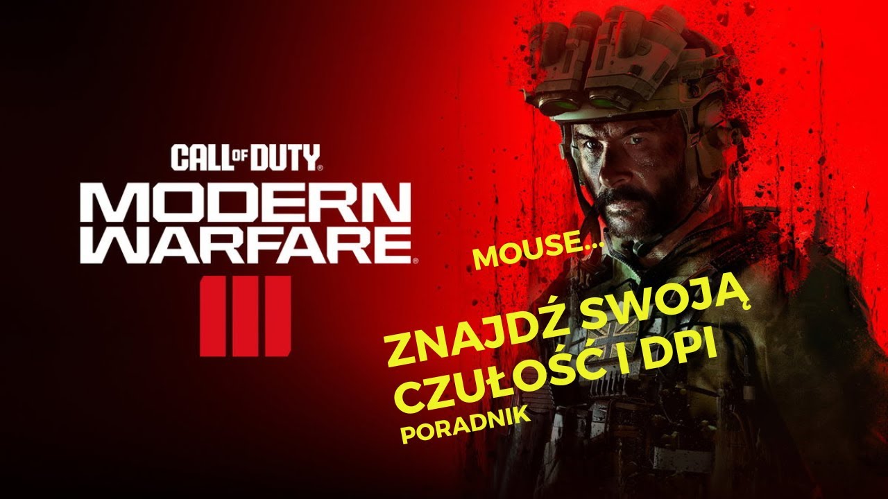 Jak znaleźć swoją czułość myszki w grach FPS? Zrób to przed premierą Modern Warfare 3.Nowy sposób!