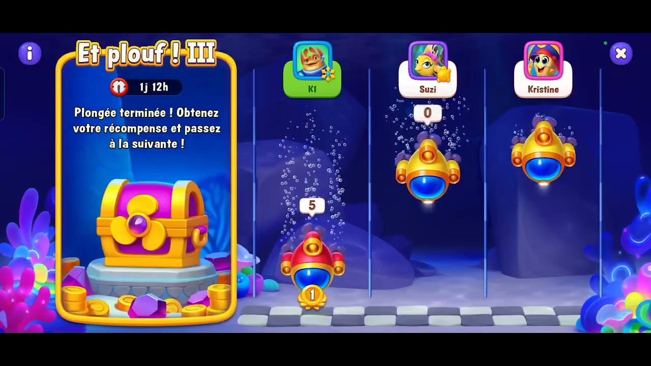 Fishdom level 10200 to 10220 / niveau 10200 au 10220