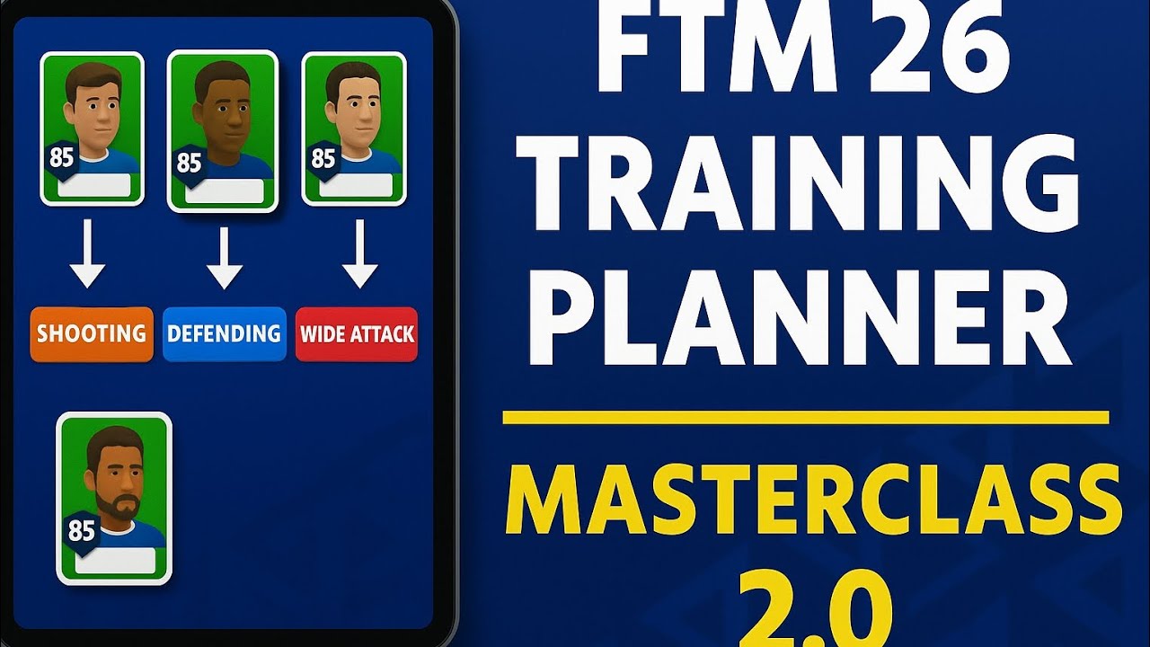 FTM 26 Training Planner MASTERCLASS 2.0 | Pick the Right Players for Each Training Like a Pro!