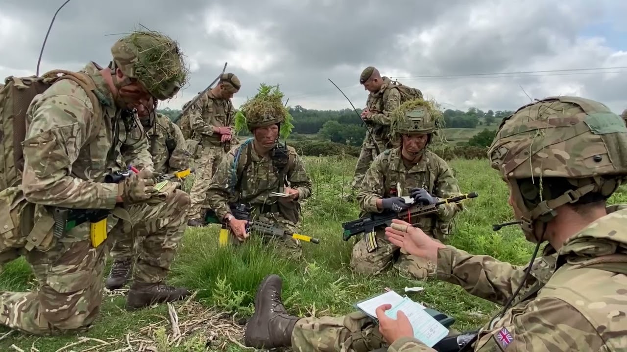 Advance to Contact Drill - East Midlands University Officer Training Corps
