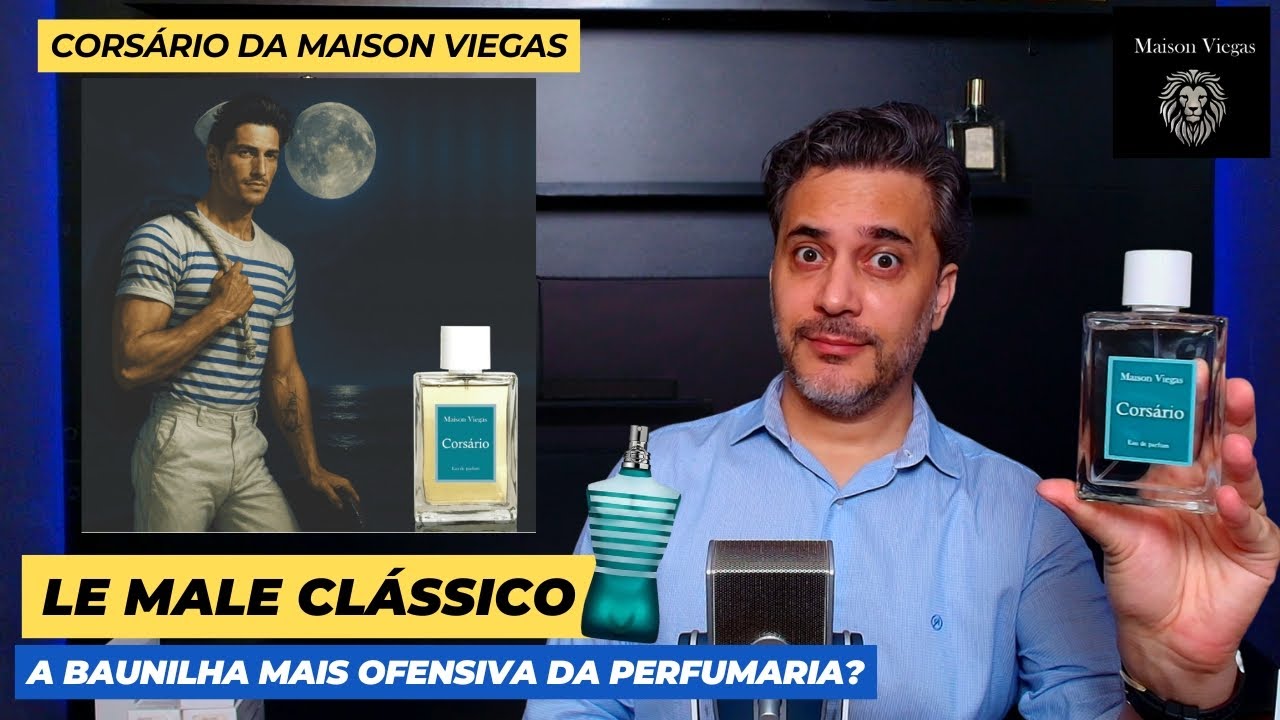LE MALE CLÁSSICO: A BAUNILHA MAIS OFENSIVA DA PERFUMARIA? CORSÁRIO DE MAISON VIEGAS!