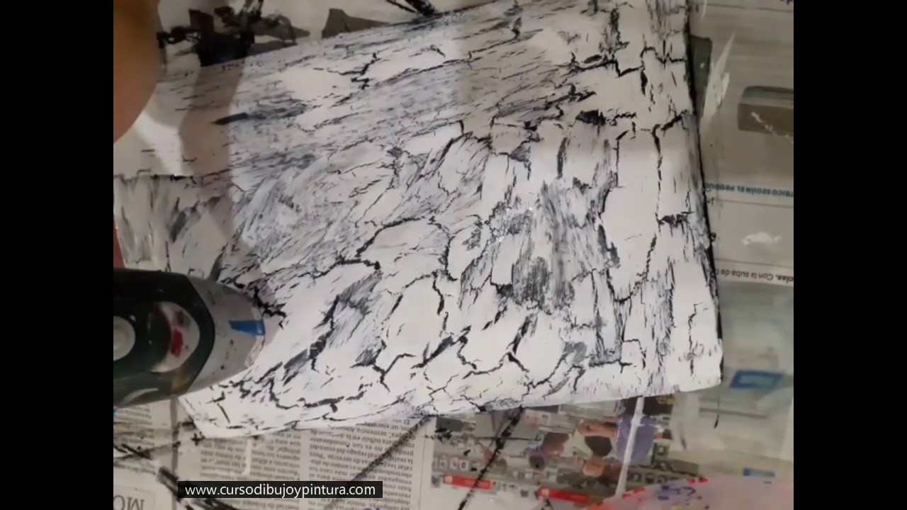 ♨️Craquelado con plasticola - o cola blanca👉(Super Fácil)