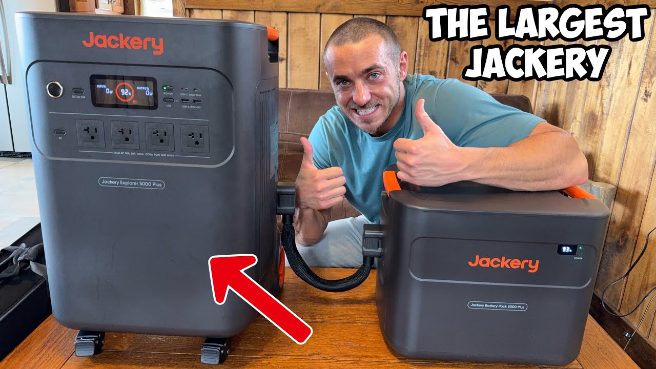The Jackery 5000 Plus, this thing is IMPRESSIVE!! Portable Solar Generator Review