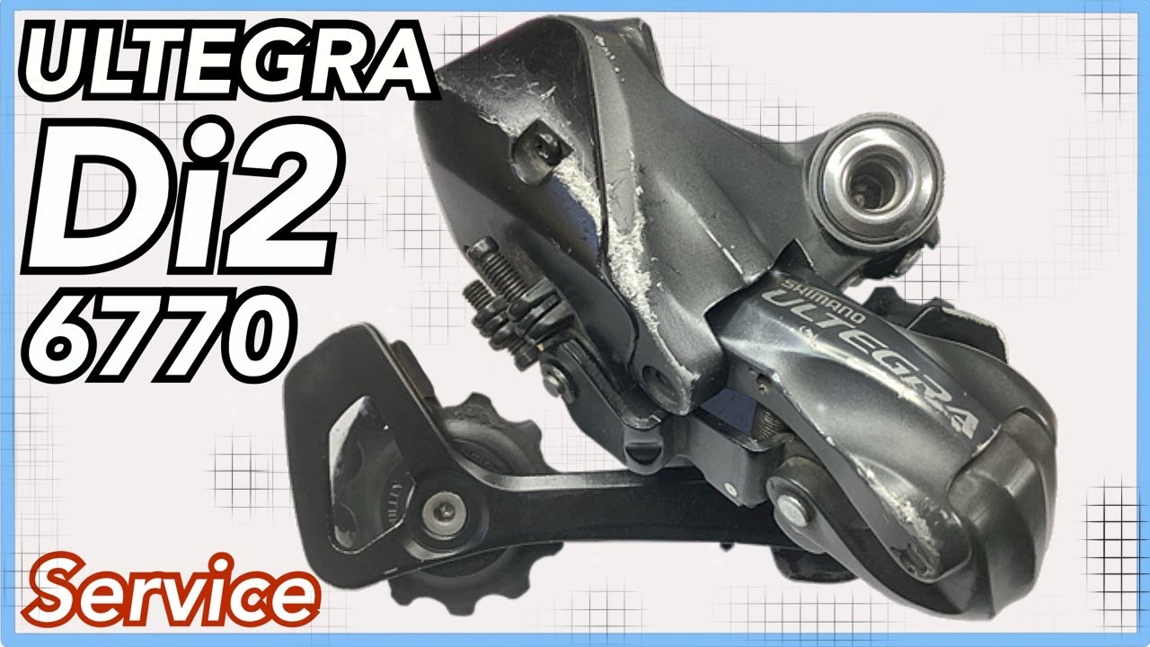 Shimano Ultegra Di2 6770 rear derailleur: restore service clean disassembled