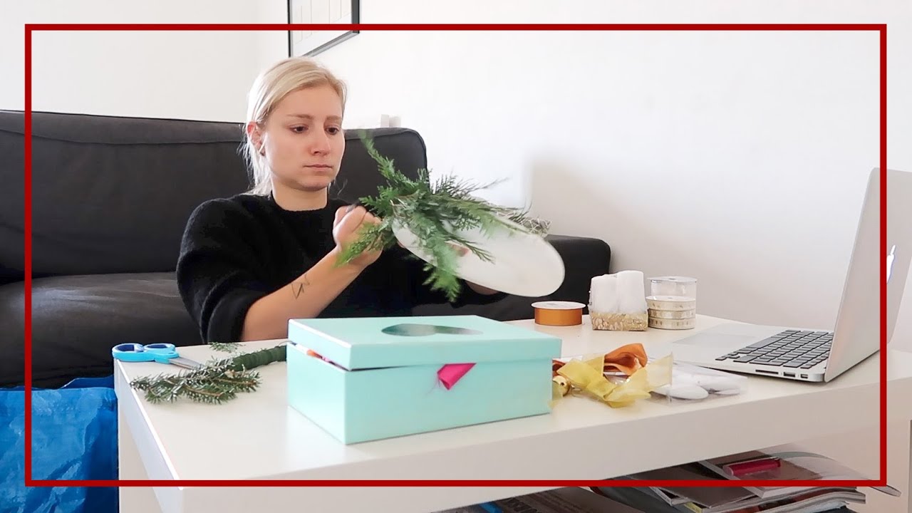 START VLOGMAS A DIY ADVENTNÍ VĚNEC | Vlogmas s Flabgee