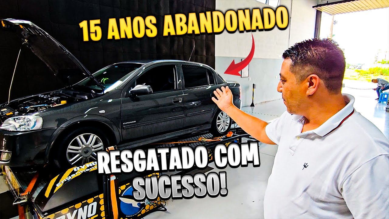 Esse carro viajou no tempo! 15 anos abandonado e agora voltou pra desfilar.