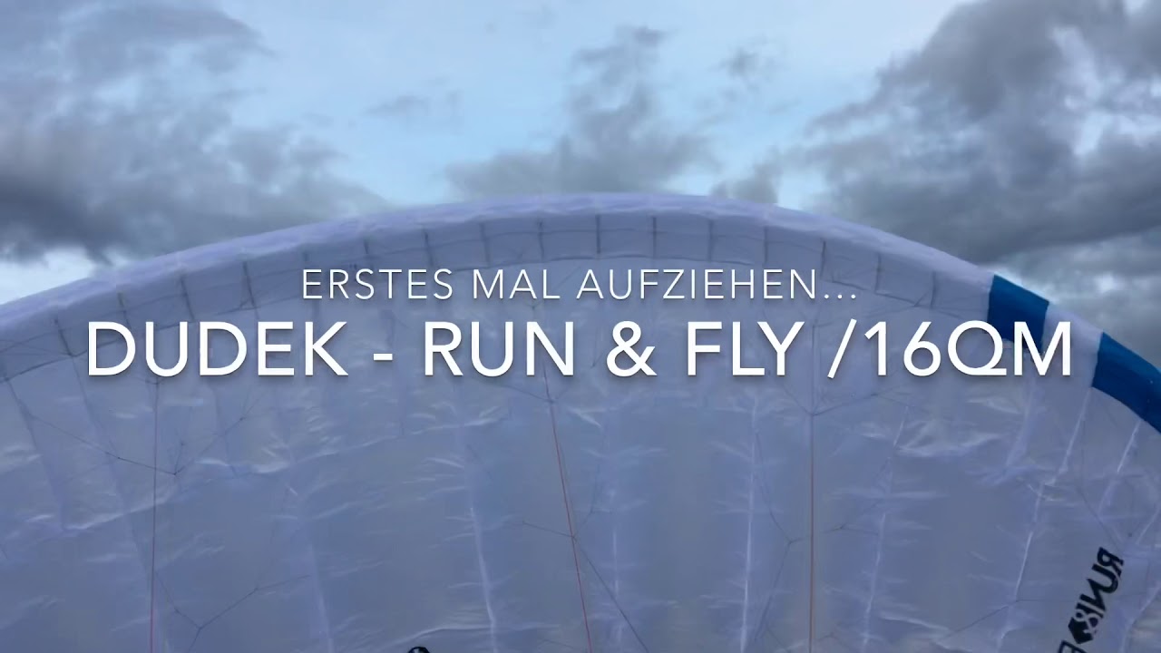 DUDEK - RUN&FLY (16qm)  - erster Eindruck / first impression