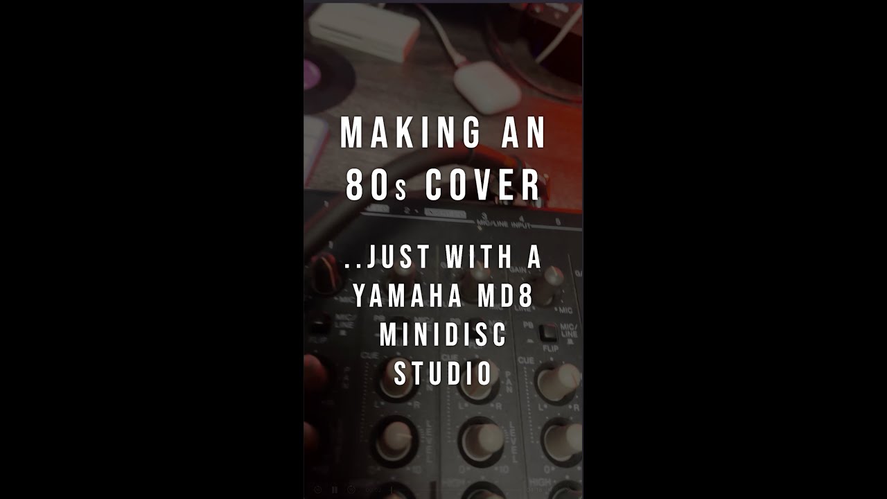 Never Tear Us Apart - INXS Cover with a Yamaha MD8 recorder