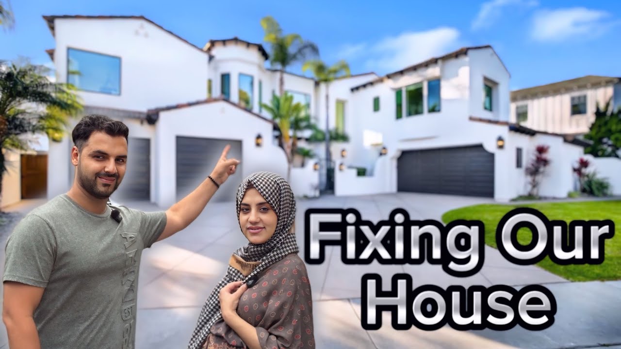 Fixing my house | یک روز کاری ما در خانه