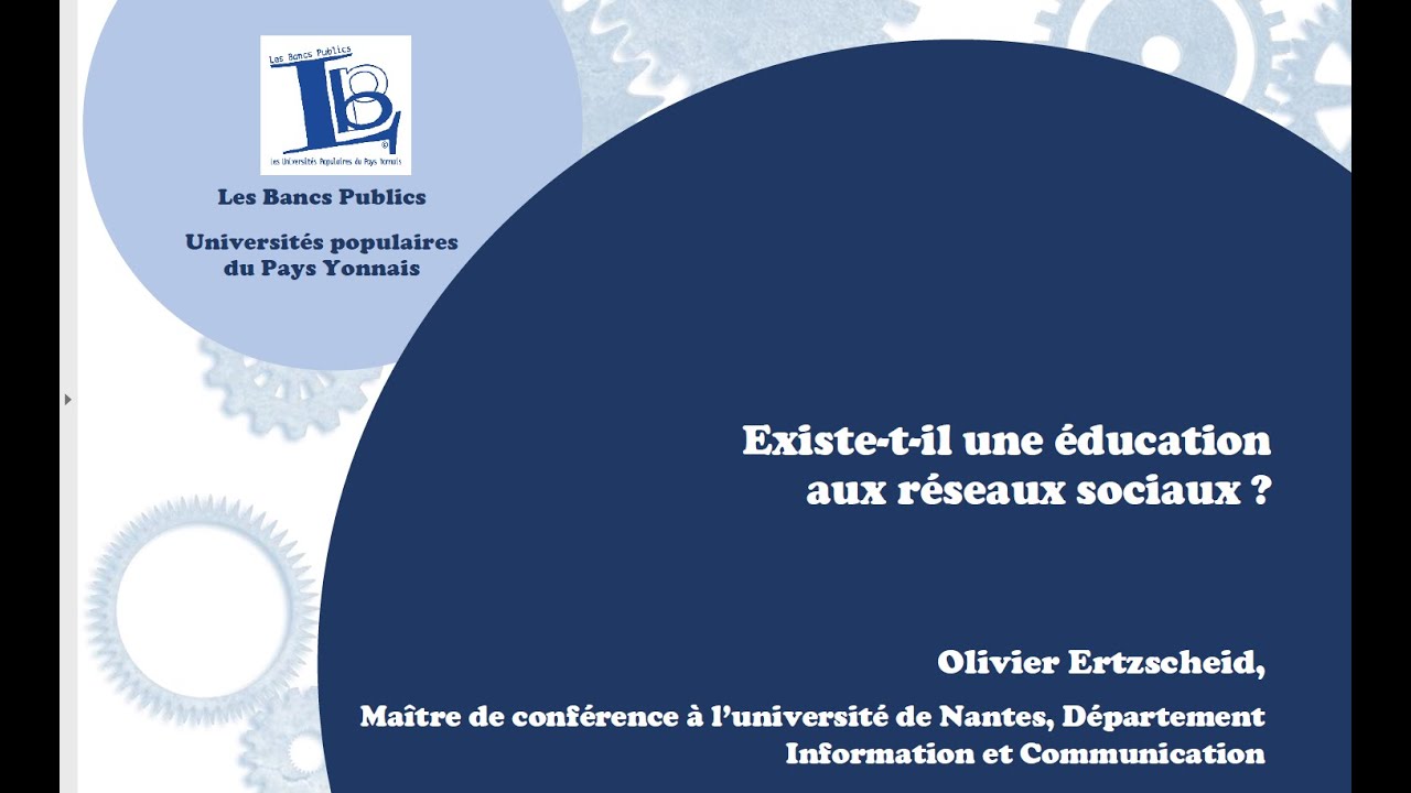 Une éducation aux réseaux sociaux