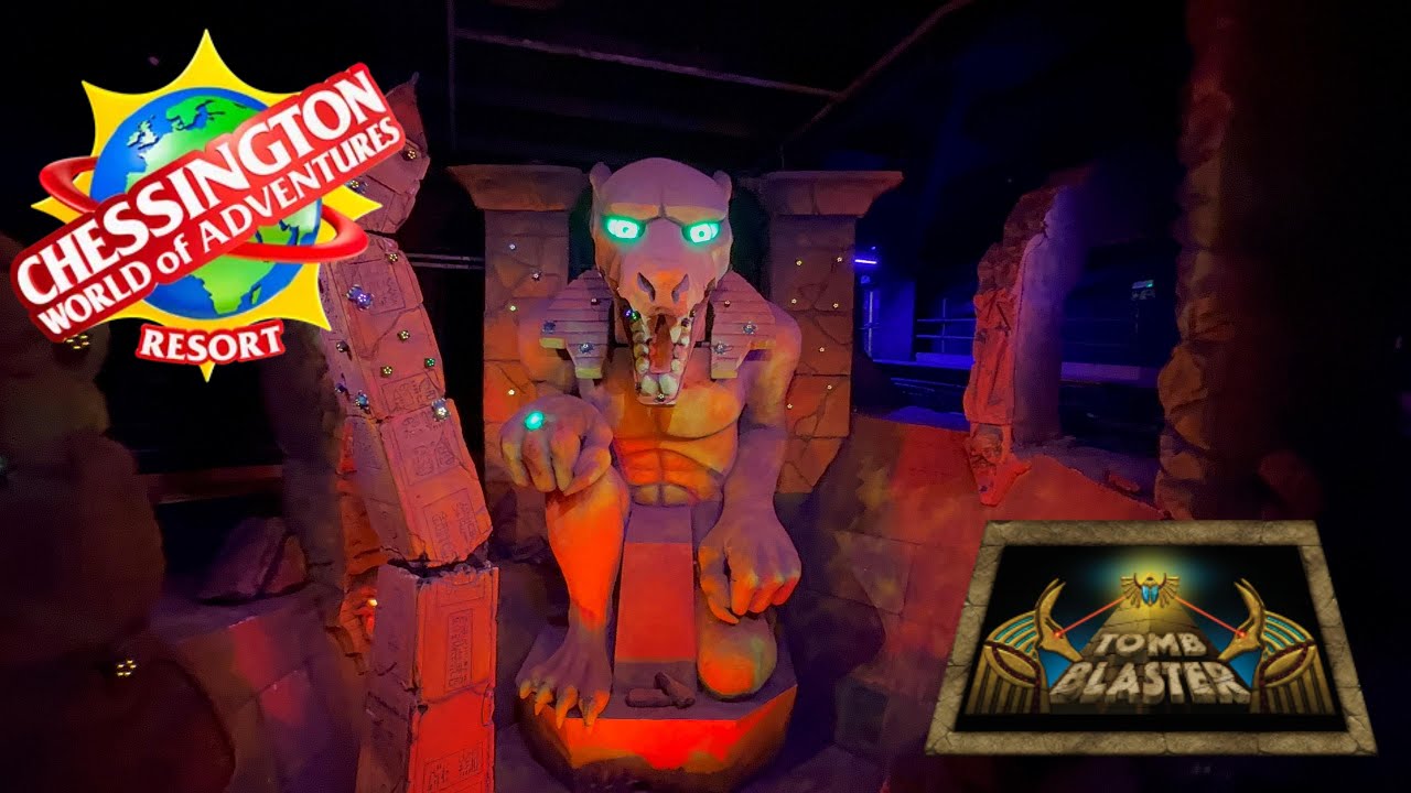 Tomb Blaster On-Ride P.O.V - Chessington