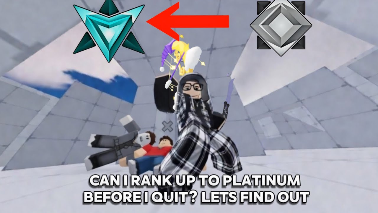 Can I rank up all the way to platinum with only knife before I quit? let’s hop into the video