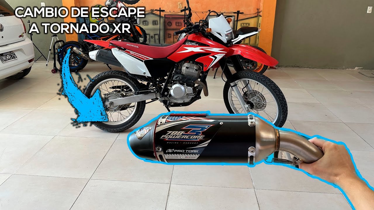 Escape pro tork para mi NUEVA HONDA TORNADO...