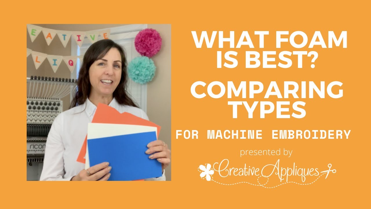 СРАВНЕНИЕ ПОРОЛОНА: Какой тип поролона лучше всего использовать для машинной вышивки?