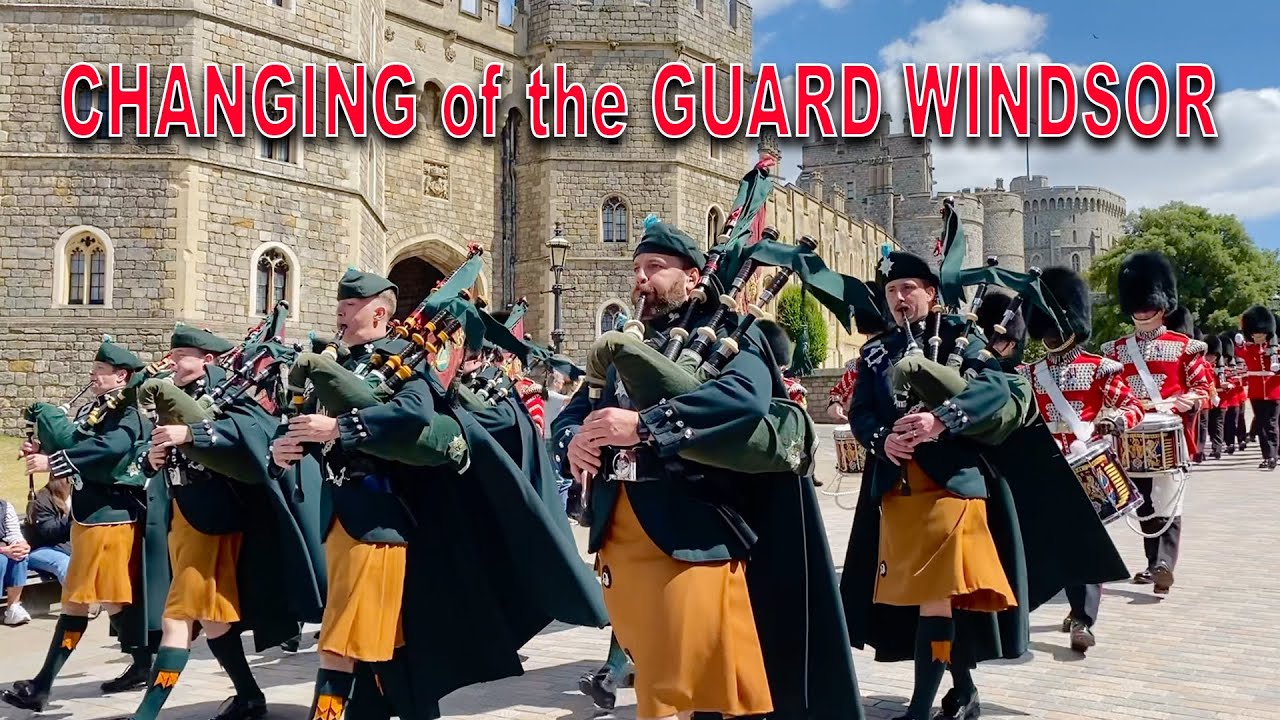 WINDSOR CASTLE GUARD Pipes of Number 12 Company Irish Guards with Number 12 Company Irish Guards NEW