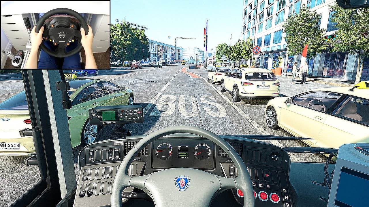 MY FIRST TIME DRIVING A BUS!!! - THE BUS (Steering Wheel + Shifter) Gameplay
