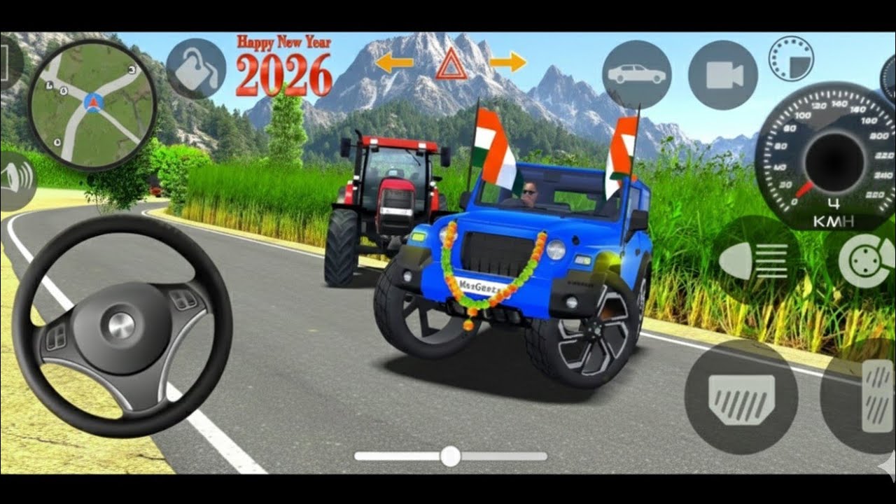 Modified Mahindra Thar😈Games:Indian Blue Thar (Gadi Wala Games) Car Game Android Game - #2026