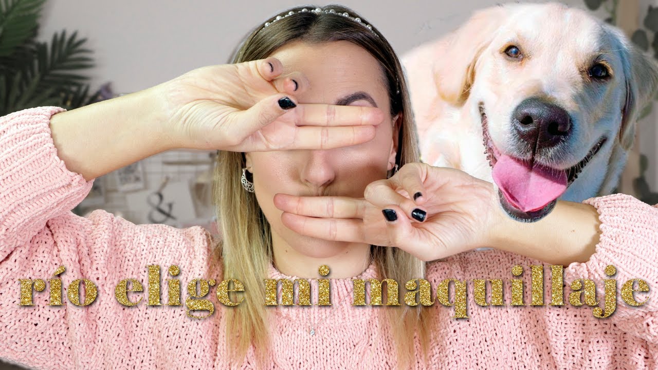 Mi Perro elige mi maquillaje - Río al mando de mi look de maquillaje