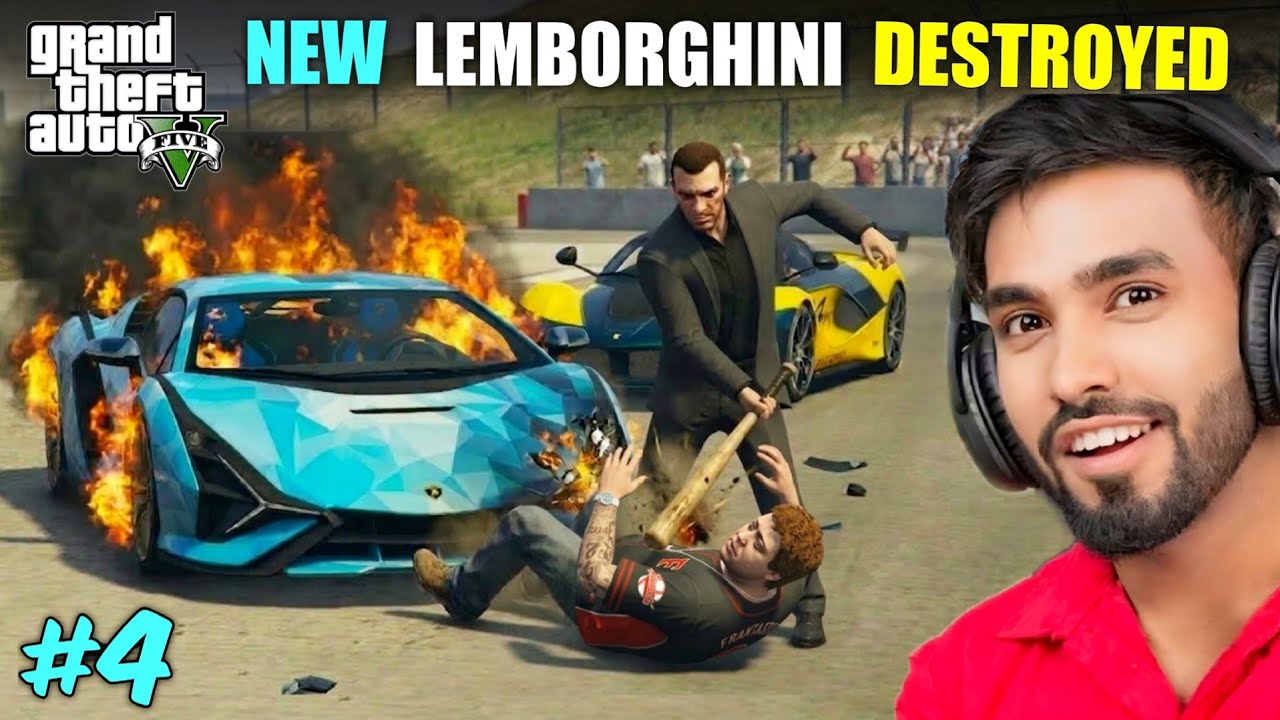 I WON LEMBORGINI SIAN IN RACE THEN IT EXPLODE | GTA V GAMEPLAY #4