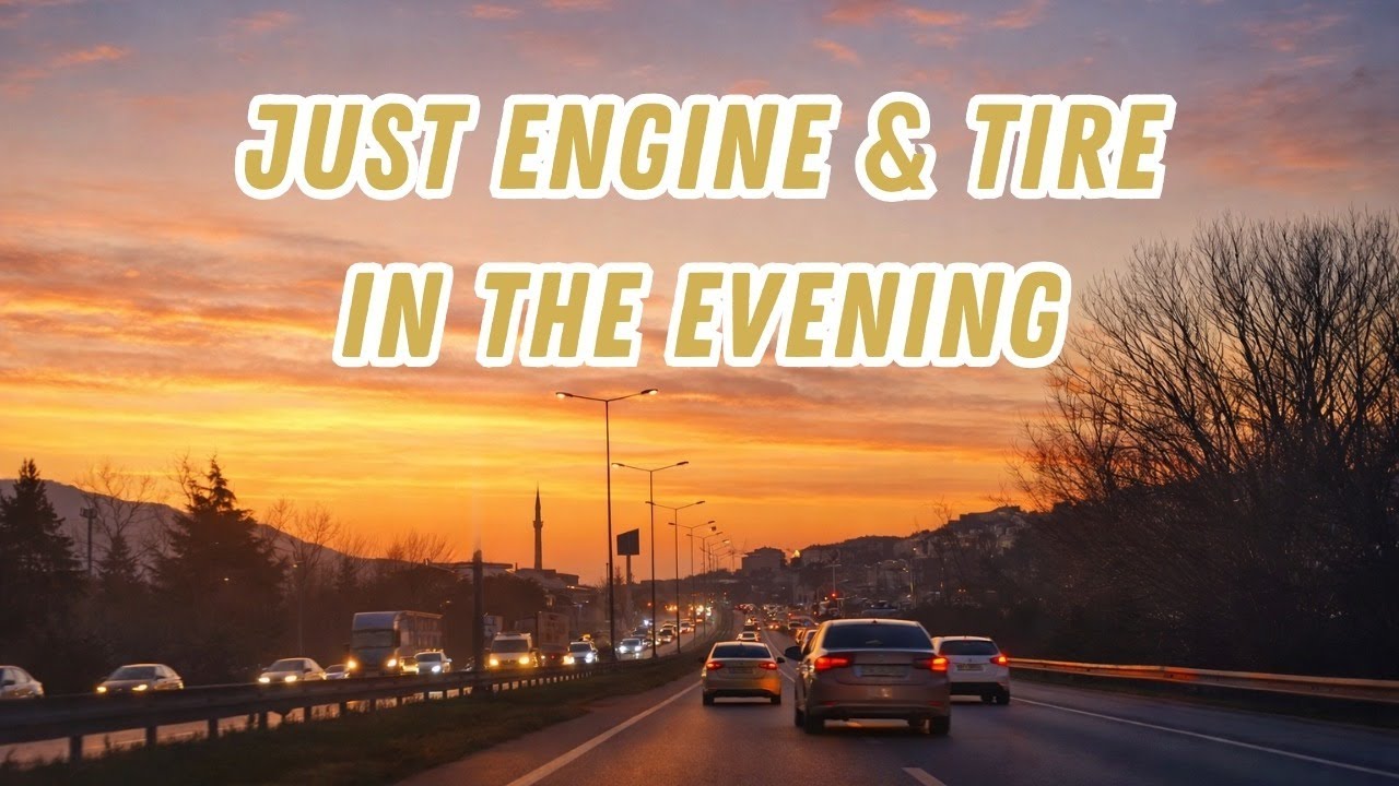 NO MUSİC JUST NATURAL SOUND (ENGİNE&TİRE) #aestheticdrive #relaxingdrive #thedrivediary #lofihiphop