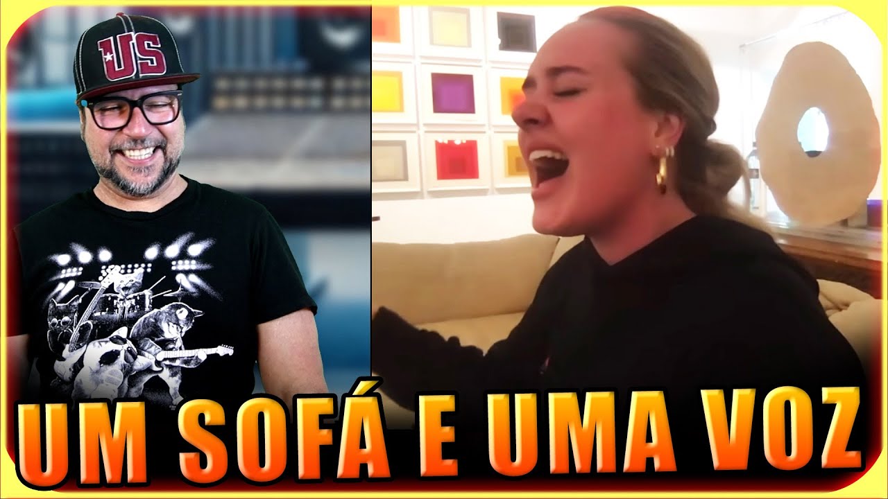 ADELE Canta Ao Vivo No Sofá De Casa e EMOCIONA - TO BE LOVED