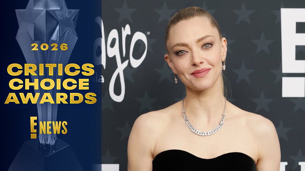 Реакция Аманды Сейфрид на похвалу мужа Томаса Садоски | Премия Critics Choice Awards 2026