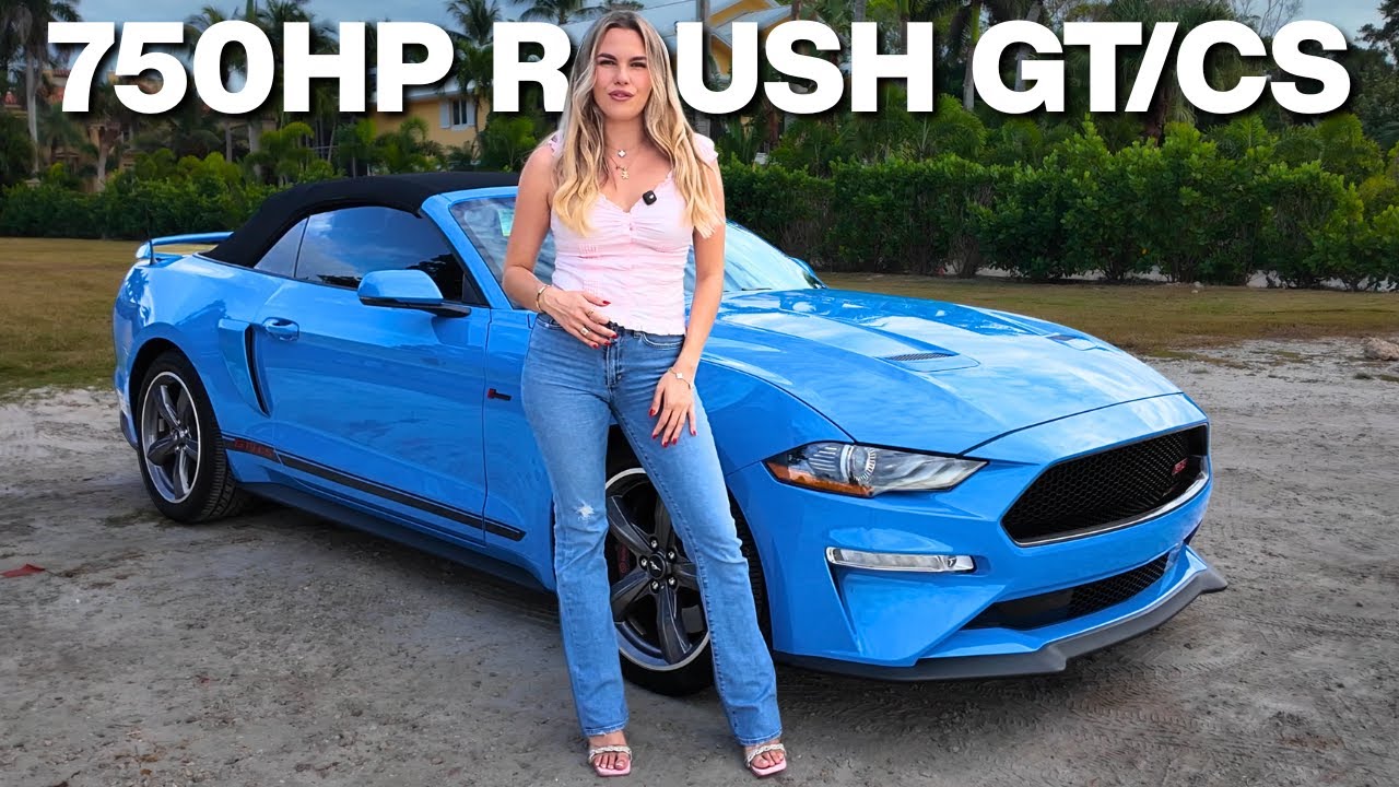 Я сел за руль этого Mustang GT мощностью 750 лошадиных сил.