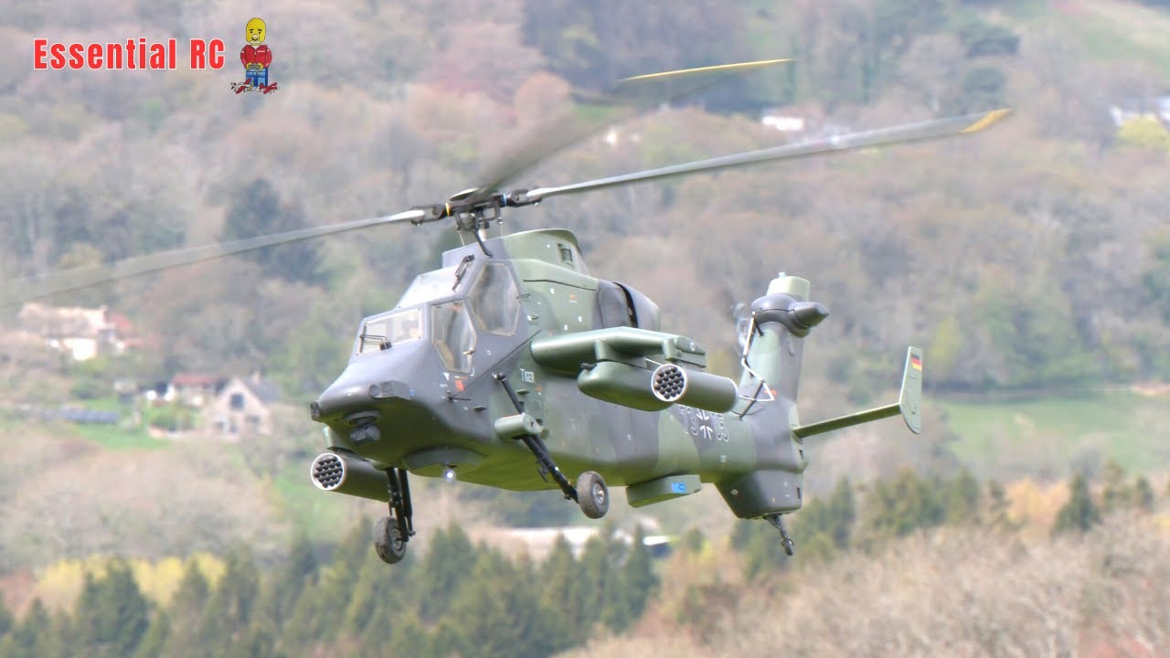 Eurocopter EC655 Tiger RC Helicopter | AHA Charmouth RC Helicopter Meeting 2023