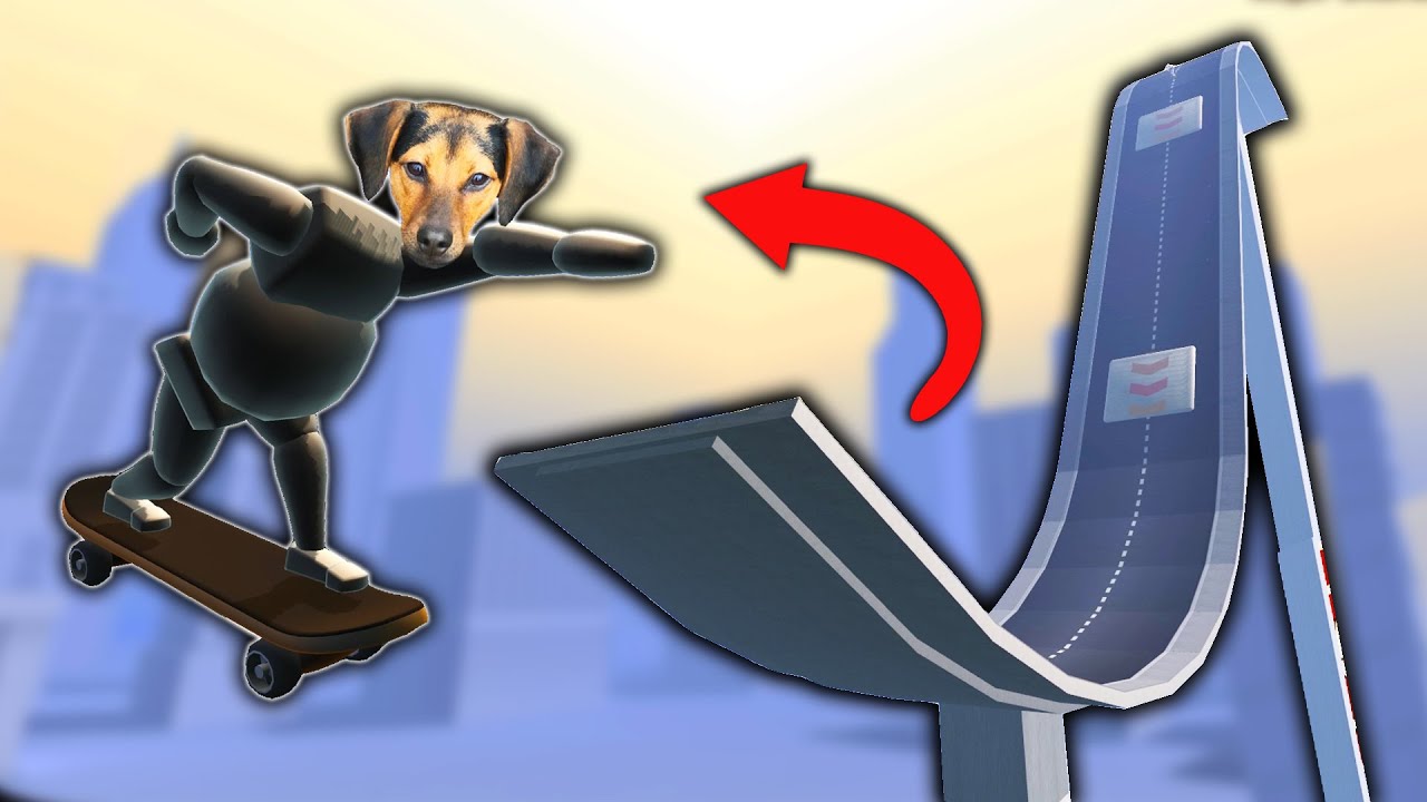 MY DOG CAN SKATEBOARD?! (Turbo Dismount)