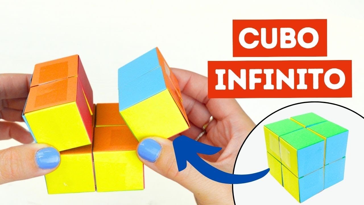 Cómo hacer un CUBO infinito de papel ¡Fácil!