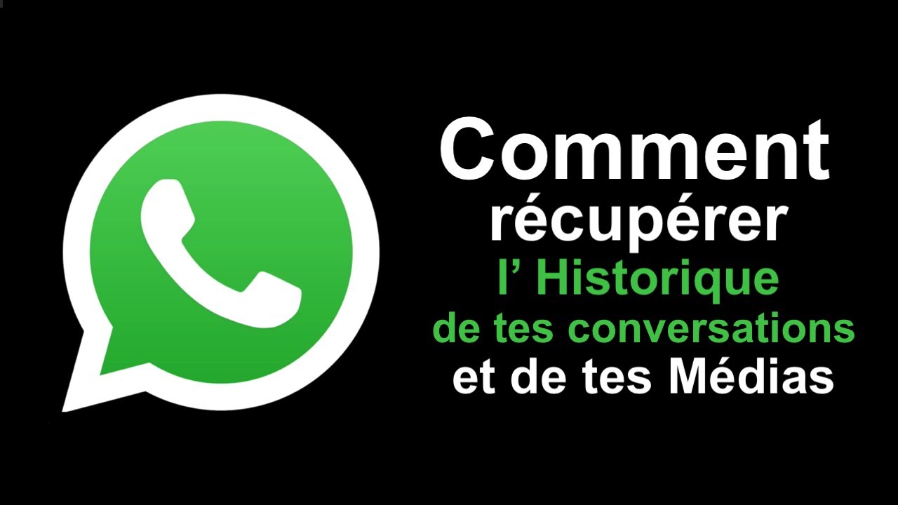 Comment récupérer l'historique de tes conversations et tes médias perdus de WhatsApp