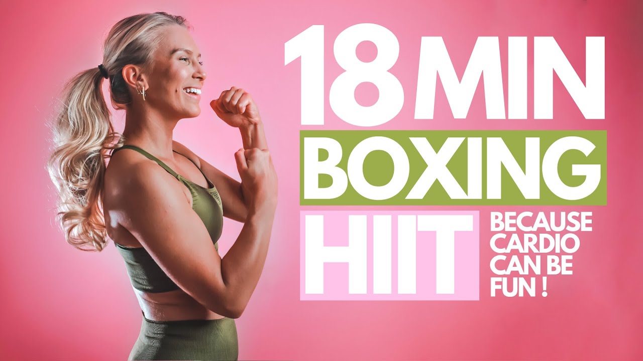 18 min BOXING inspired CARDIO workout // DON'T work out because you have to workout because it's FUN