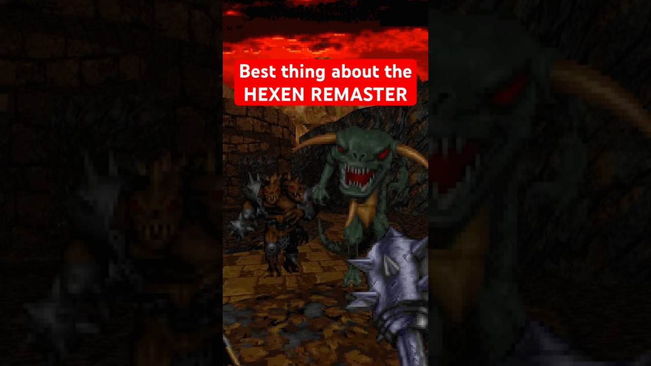 Best Thing About the Hexen Remaster is this!  #nightdivestudios #remasteredclassics